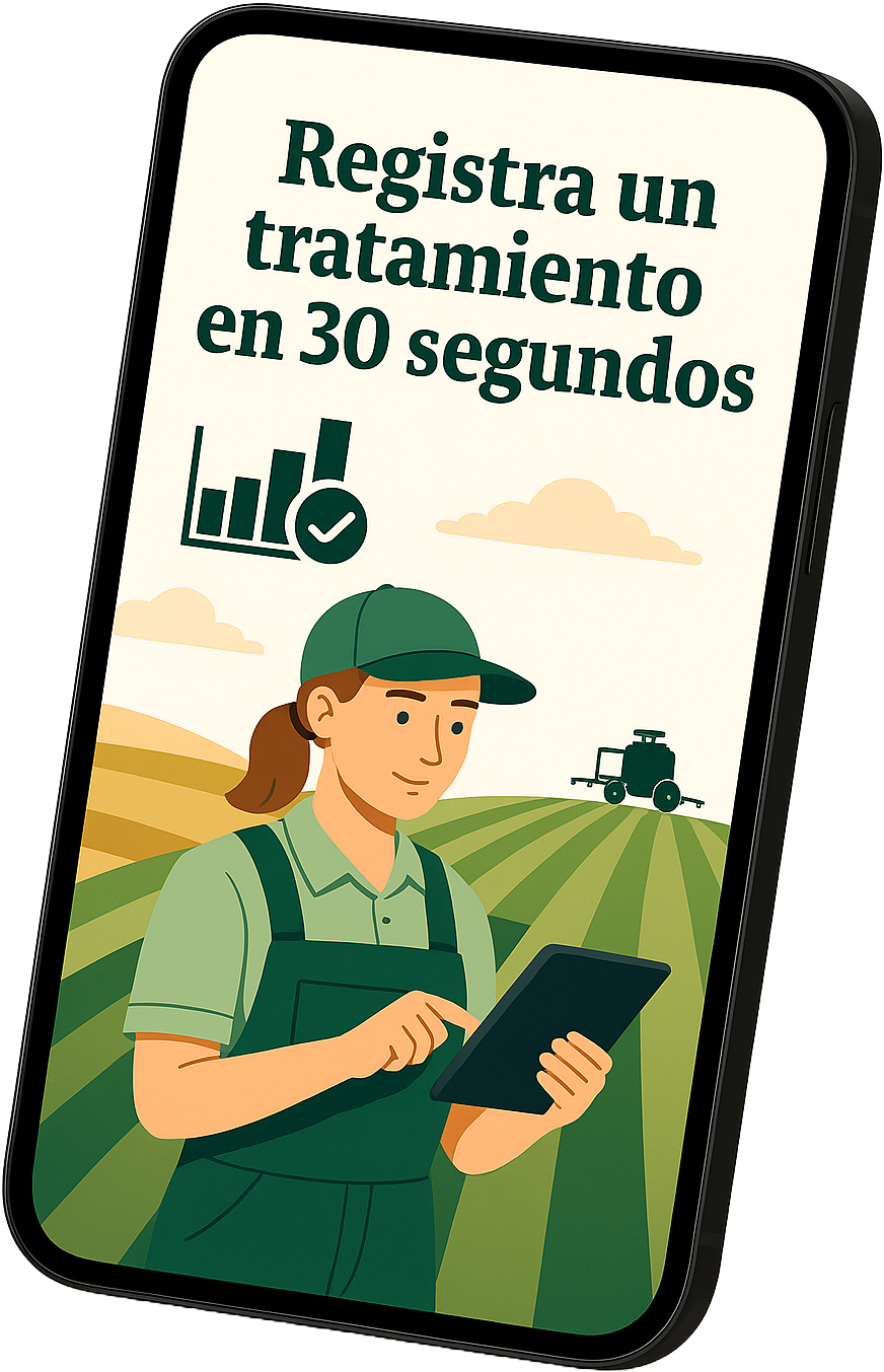 Registra un tratamiento en 30 segundos